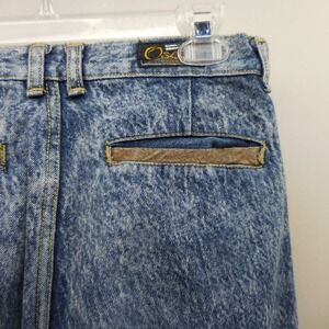 Oslo Vintage Acid Wash High‎ Rise Tapered Jeans Blue 28x33 Hong Kong 80s